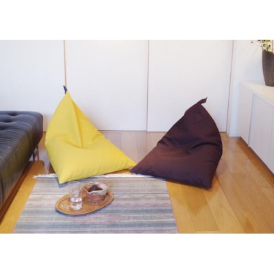 【大東寝具工業】tetra 8号帆布(レギュラーサイズ)【ビーズクッション座椅子】(コバルト)