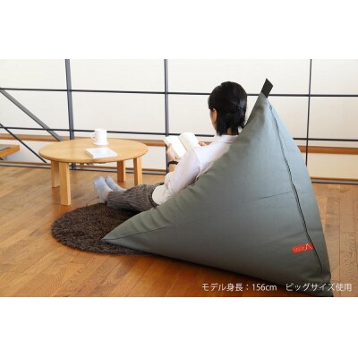 【大東寝具工業】tetra 8号帆布(ビッグサイズ)【ビーズクッション座椅子】(オレンジ)