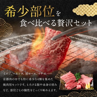 【銀閣寺大西】京都肉　焼肉用希少部位4種セット(各500g)