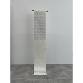 【光映工芸】京都発!伝統工芸品　袋帯(花割付 白地) ≪着物・訪問着の格式を上げる帯≫