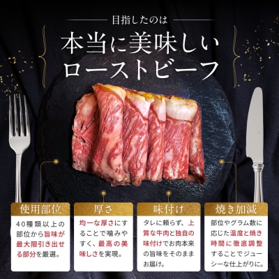 【Beeft】京風ローストビーフ400g(モモ)【ローストビーフのトリコ】