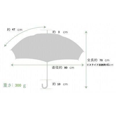 【ブロンズ】西陣織傘(フラワー柄)