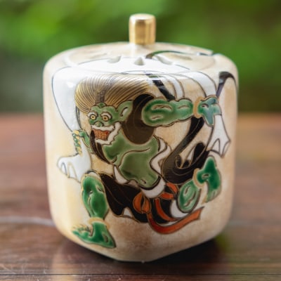 【小手鞠窯】香炉(風神雷神)