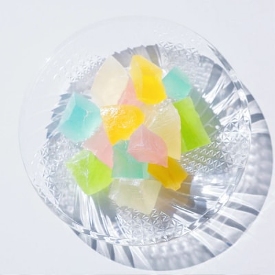 【京菓子司 都】京の琥珀糖　カラフルジュエリー(160g)