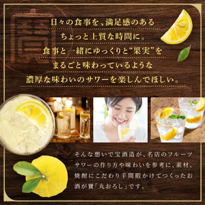 【タカラ】丸おろし＜柚子＞(350ml×24本)|京都 タカラ 酎ハイ サワー 人気セット