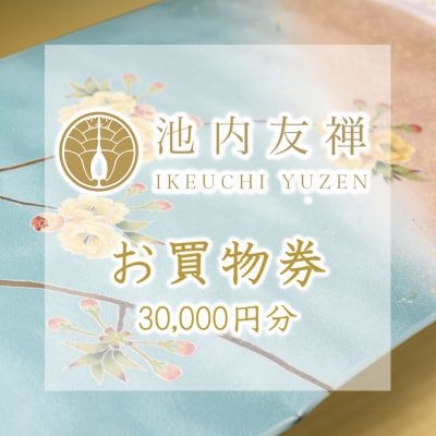【池内友禅】お買い物券(30,000円分)