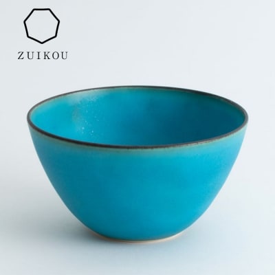 【瑞光窯-ZUIKOU-】ボウル(ターコイズブルー/青)京都 食器 清水焼 人気 ギフト