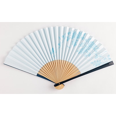 【伏見上野旭昇堂】漆喰京扇子(鉄泉)