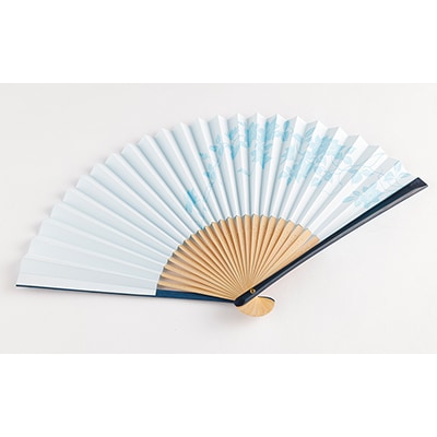 【伏見上野旭昇堂】漆喰京扇子(鉄泉)
