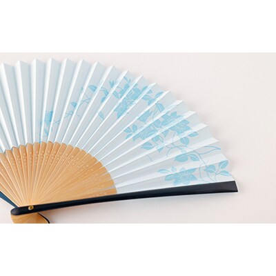 【伏見上野旭昇堂】漆喰京扇子(鉄泉)|京都 扇子 京扇子 人気