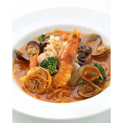 【La mer giki】<ディナー>ブイヤベースコースお食事券2名様分(ぐるなびセレクション)