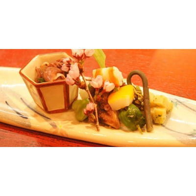 【祇園 なか原】【ミニ会席B】全7品<ランチ>お食事券2名様分(ぐるなびセレクション)