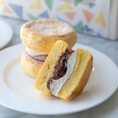 【ライオンカフェ】ふわふわパンケーキサンド10個入り