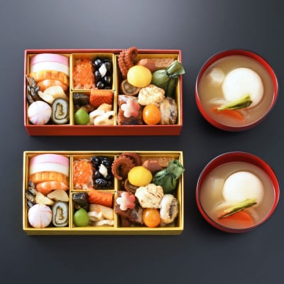 【京料理 たん熊北店】夫婦おせち 京風雑煮付 2人前　※関東・関西・東海・北陸地方のみ配送可能