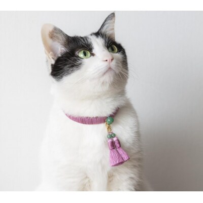 【中野伊助】ねこのわ HEIAN(猫用首輪&飼い主用ピアス)