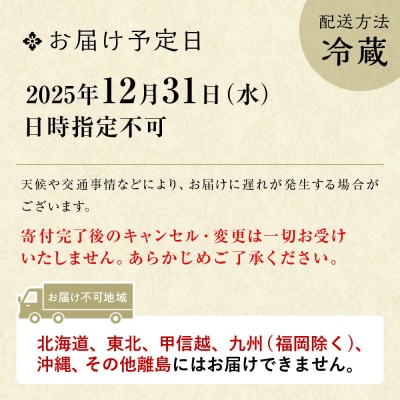【下鴨茶寮】和おせち 二段 3人前|京都 老舗料亭 名店 本格おせち 人気おせち