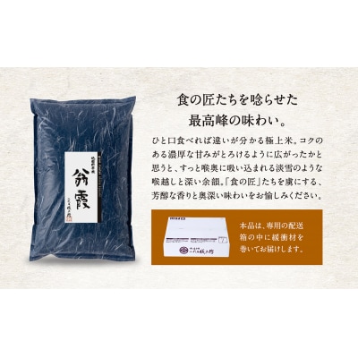 【八代目儀兵衛】星付き銘店米「翁霞」5kg×2