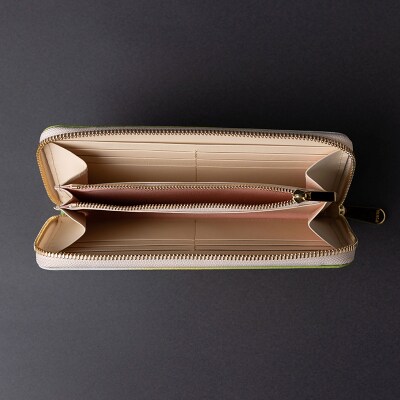 【池内友禅】SOMEA brume レモン 長財布|京都 友禅染 ブランド 財布 人気