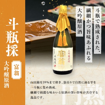 【吟醸酒房 油長】京都伏見の酒 「しずく酒」3本飲み比べ  |日本酒 吟醸酒人気セット