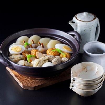 《先行予約》【下鴨茶寮】老舗料亭の味を自宅で楽しむ京おでん4人前|京都 老舗料亭 名店 鍋 人気セッ