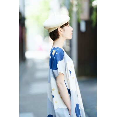 SOU・SOU 高島縮 20/20 長方形衣/ほほえみ 白花色 女F|SOUSOU ワンピース 人気