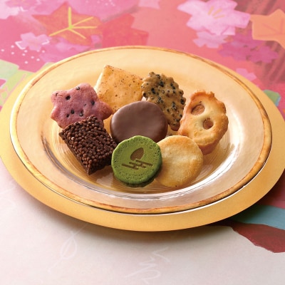 【小倉山荘】をぐら山春秋 あられ&ショコラ 化粧箱(小)(6袋)