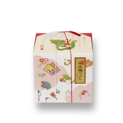 【小倉山荘】お正月おかき小箱 干支福づくし(小)(13種類38袋)