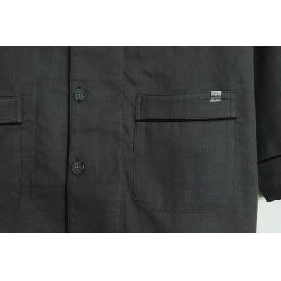 【大東寝具】Ace Hotel Kyoto × 京和晒綿紗ガーゼパジャマ≪チャコールグレーLL≫ 