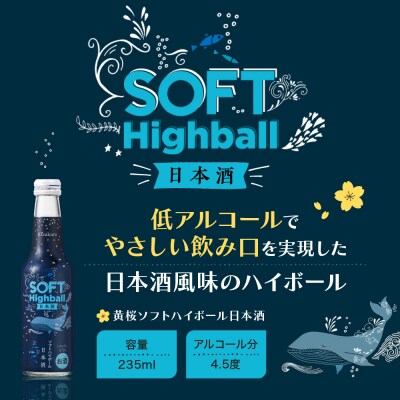 【黄桜】ソフトハイボール日本酒 (235ml×12本)