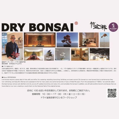 【ドライ盆栽】ギフト券 3,000円分(ワークショップ・作品お求めに使用可能)