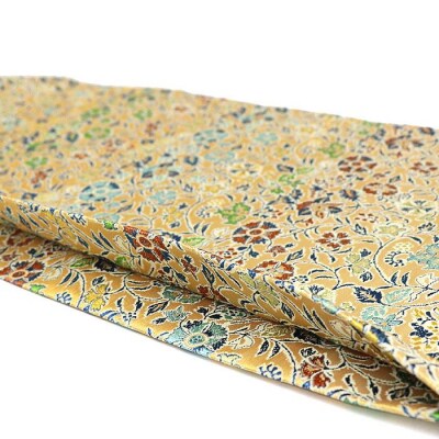 【龍村美術織物】仕立て名古屋帯　早雲寺文台裂(金)