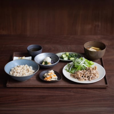 【FILE FURNITURE WORKS】木製トレー(W45×D30)/ウォールナット/L