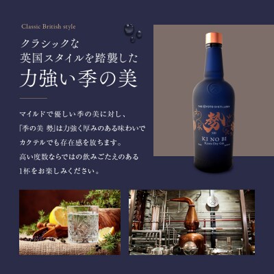【京都蒸溜所】季の美　京都ドライジン　700ml　飲み比べ3種セット(季の美&勢&季のTEA)