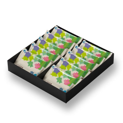 【小倉山荘】をぐら山春秋 あられ&ショコラベイクド 化粧箱(中)(10袋)