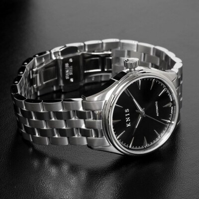 【KNIS KYOTO】サンレイダイアル 日本製 自動巻き 腕時計＜ブラック＞|京都発 腕時計