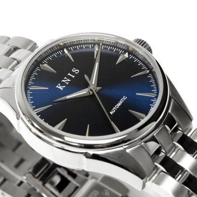 【KNIS KYOTO】サンレイダイアル 日本製 自動巻き 腕時計＜ブルー＞|京都発 腕時計 