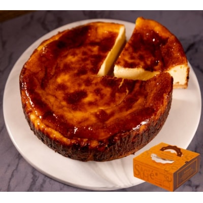 【ブランワン】有名パティシエ監修 バスクチーズケーキ 6号/約18cm|人気ベーカリー チーズケーキ