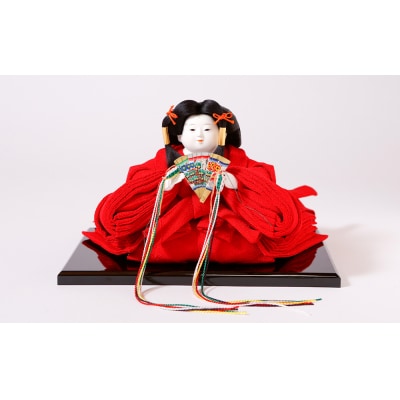 【安藤人形店】赤いおぼこ雛(ひな人形)