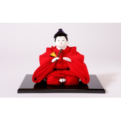 【安藤人形店】赤いおぼこ雛(ひな人形)