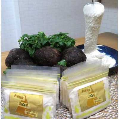 【芋家なか吉】丹波山の芋すりおろし 冷凍 とろろ1kg (10パック)