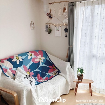 【三陽商事】シビラ大判ふろしき(マランタ/ライトブルー)