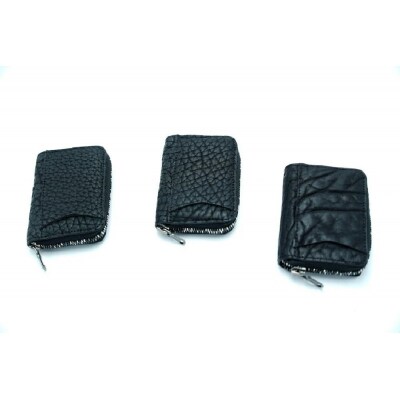 【ierib】MINI WALLET / ミニウォレット / BULL / BLACK