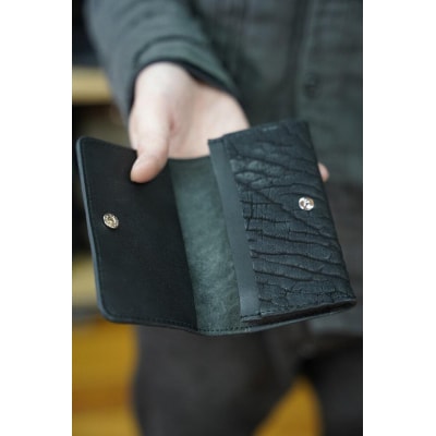 【ierib】名刺入れ / BUSINESS CARD CASE / BULL カラー:BLACK