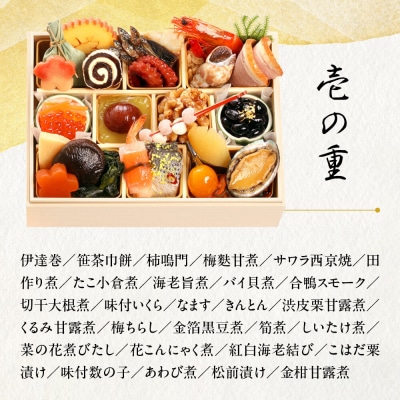 【三千院の里】和風おせち 一人折二客組 約2人前 11