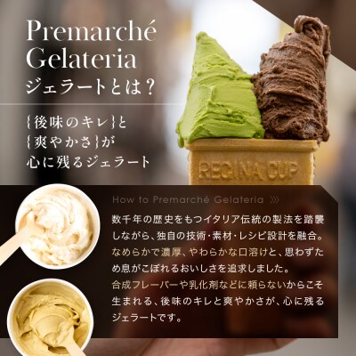 プレマルシェ・ジェラテリア 人気ジェラート6種食べ比べ Vegan set|ジェラート専門店 人気
