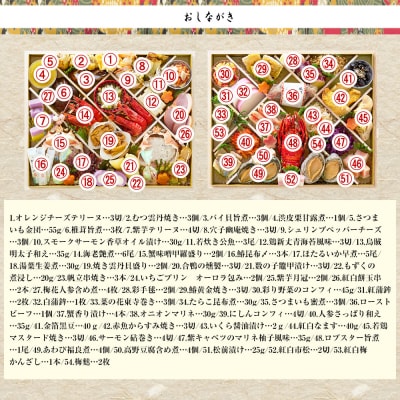 祇園 華舞 冷蔵おせち 特大2段重「双の舞」約5人前|本格料亭おせち 豪華 華やか 贅沢 大人気 