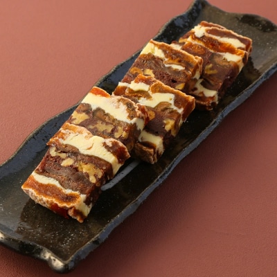 【一善や】干柿と胡桃と無花果のミルフィーユ(6個入り)|京都 人気 スイーツ 洋菓子 果物 おすすめ