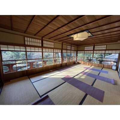 【KYOTOYOGA】旧三井家下鴨別邸で 『オーダーメイドKYOTOYOGA』体験