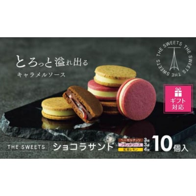 【ギフト包装対応】【期間限定】ザ・スウィーツ　ショコラサンド(10個)