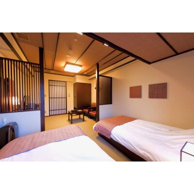 【京都 嵐山温泉 花伝抄(共立リゾート)】平休日1泊2食付ペア宿泊券《京町屋ツイン》